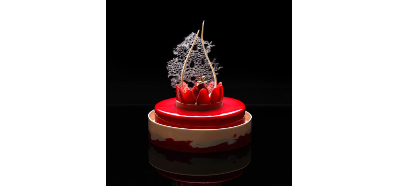 Cake “Strawberry-coconut”