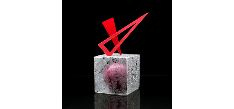 The composition Ball, Cube and Triangle