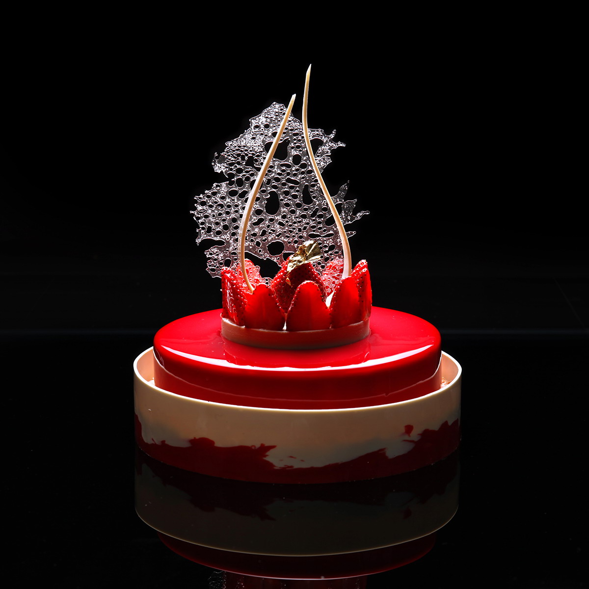 Cake Strawberry-coconut