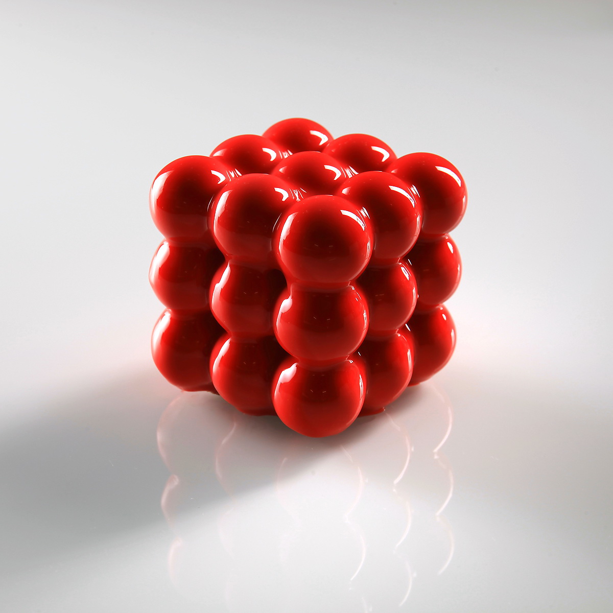 3*3*3 spheres from the series Geometric desserts